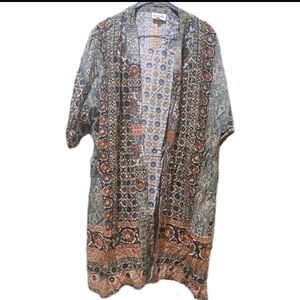 Kimono Duster Pants Set Women's Size:XXL BRAND NEW 2 PIECE Bohemian